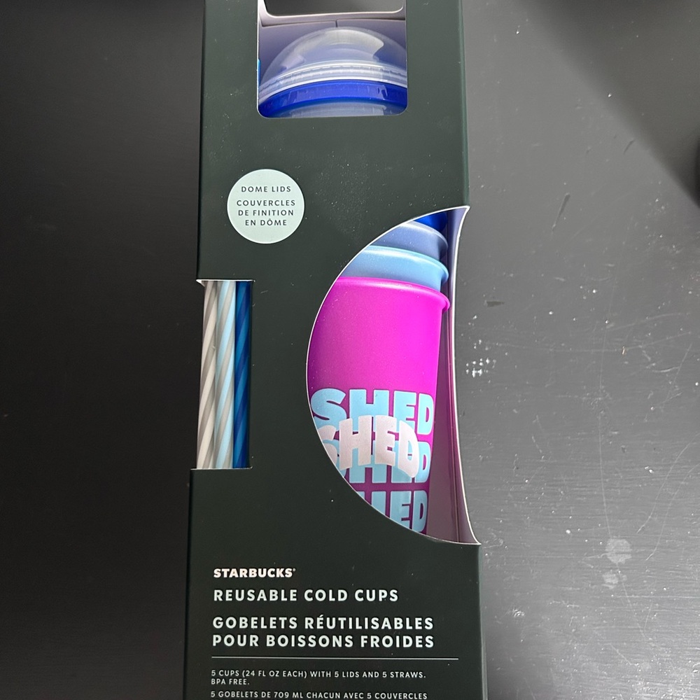 Starbucks Vibrant Reusable Cold Cups Set